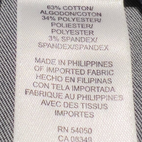 Jones New York Signature Boardroom Slim Ankle Pants in Blue — Size 16 - Picture 14 of 14